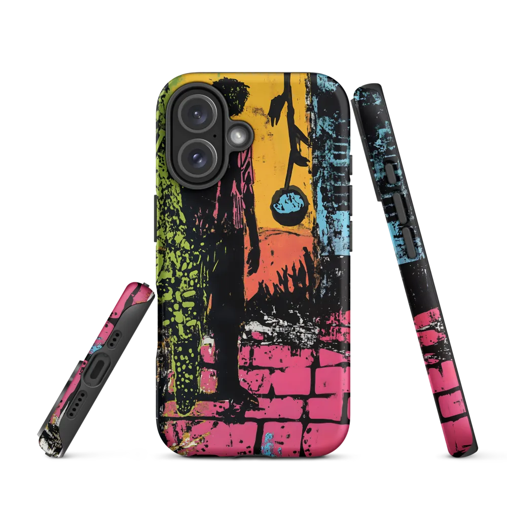 Urban Solitude: A Graffiti Journey | Phone Case