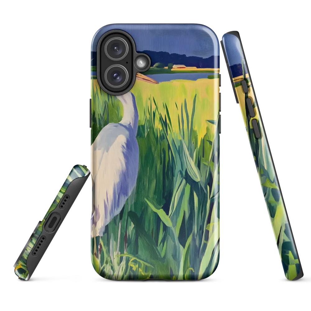 Graceful Presence: The Heron in the Meadow