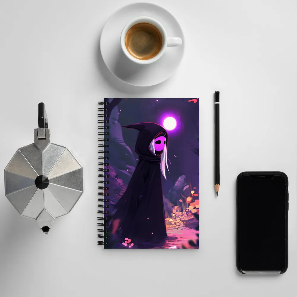 The Enigmatic Wanderer | Spiral Notebook