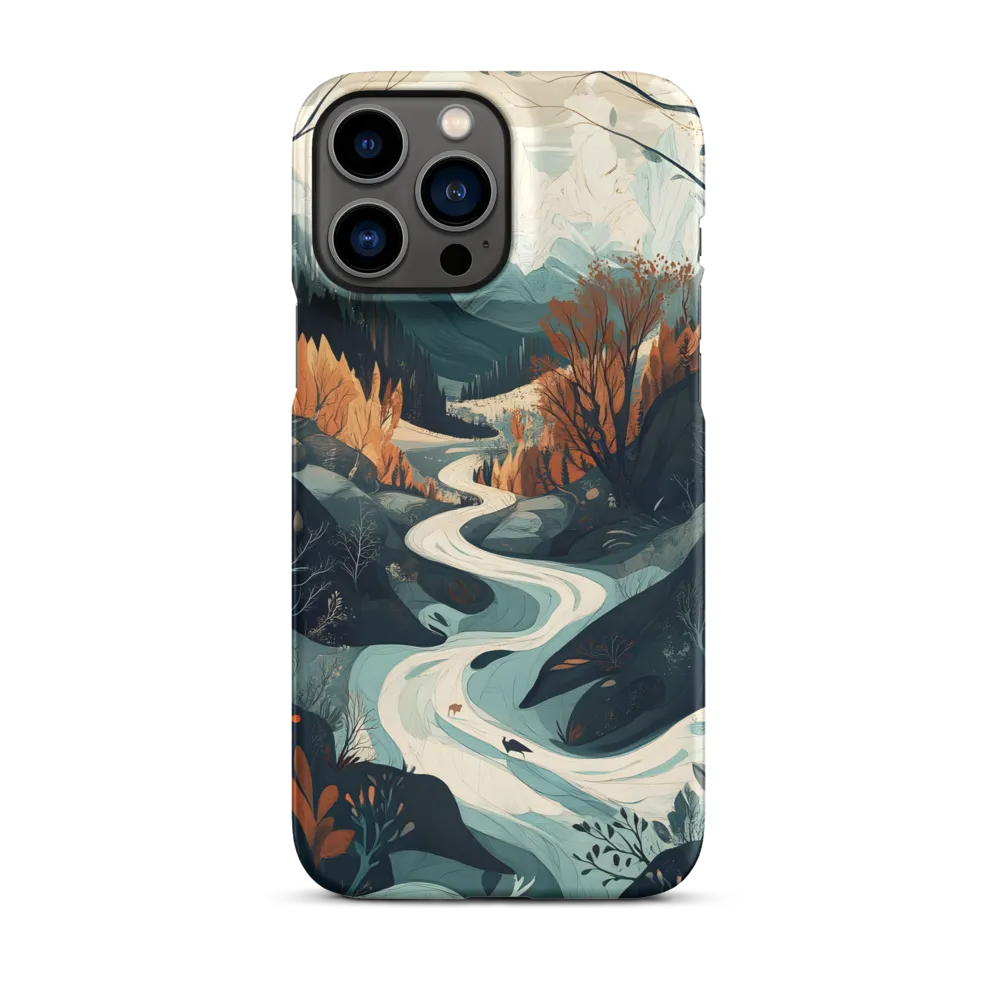 Winding Serenity: A Digital Landscape