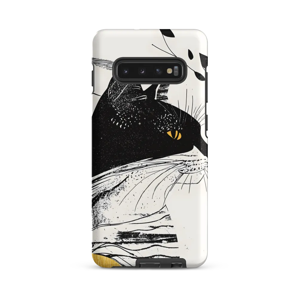 Whiskered Elegance: A Minimalist Cat Profile
