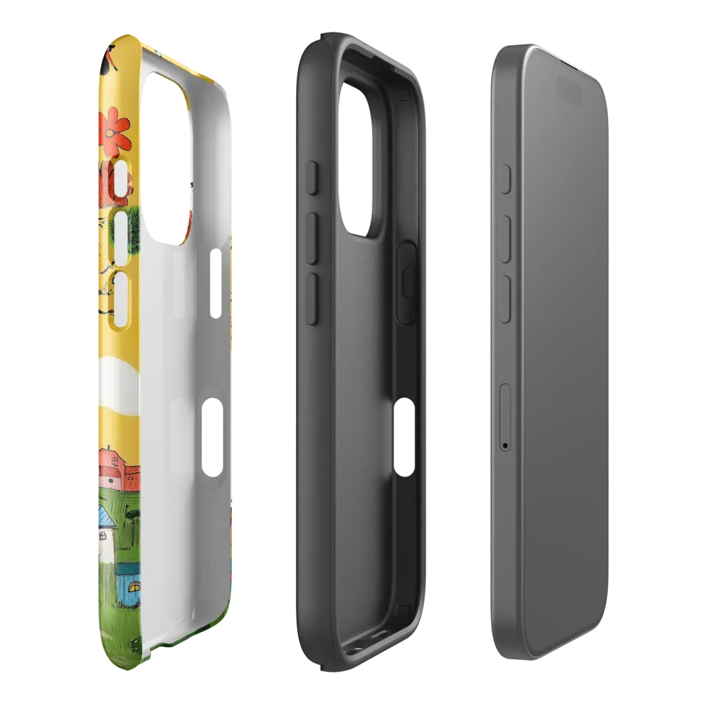 Whimsical Blooms of Life | Phone Case |  16 Pro | Tough Case | Glossy
