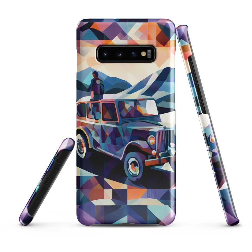 Journey Through Geometric Dreams | Phone Case |  S10 Plus | Snap Case | Glossy