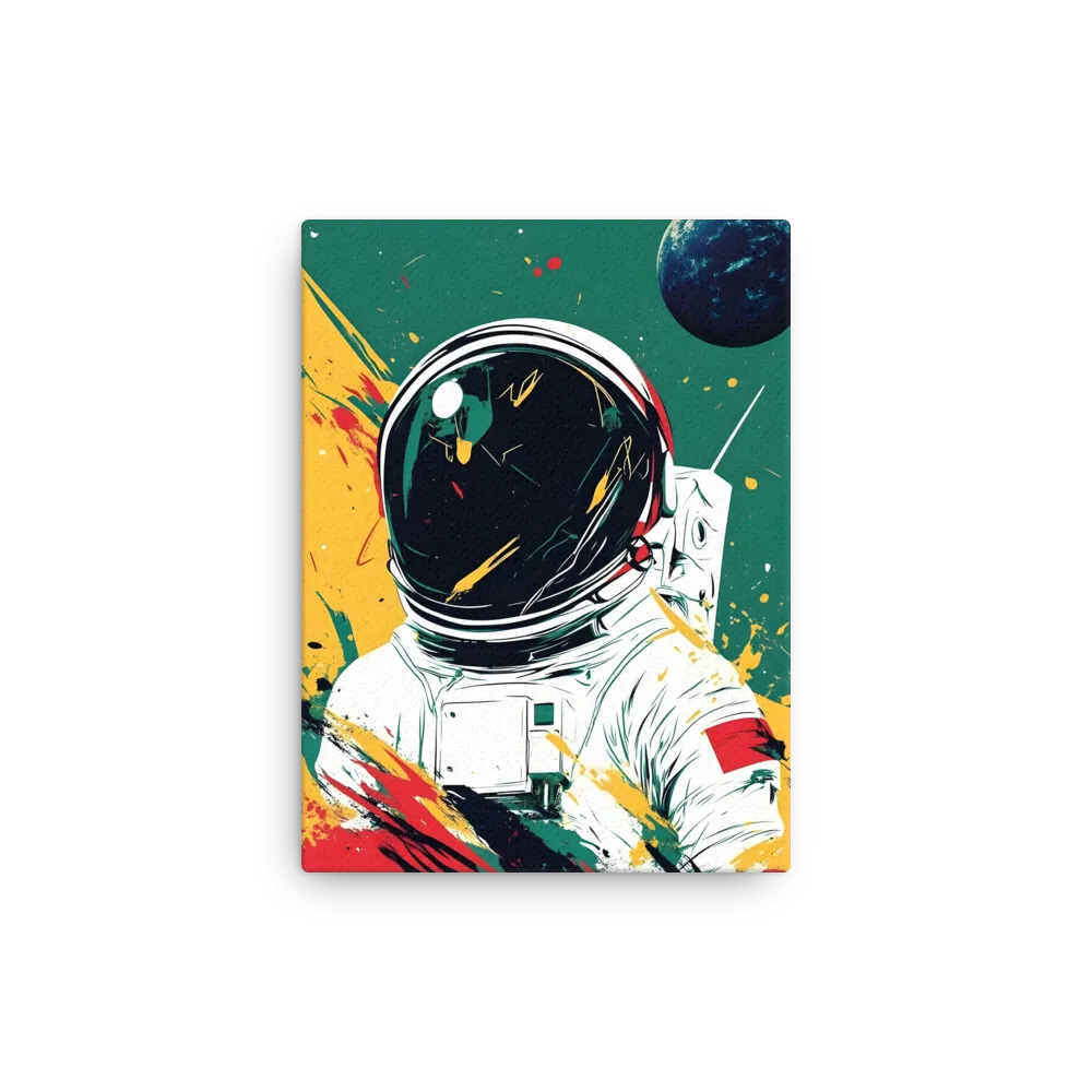 Galactic Explorer: A Modern Odyssey | Thin Canvas | 9″×12″