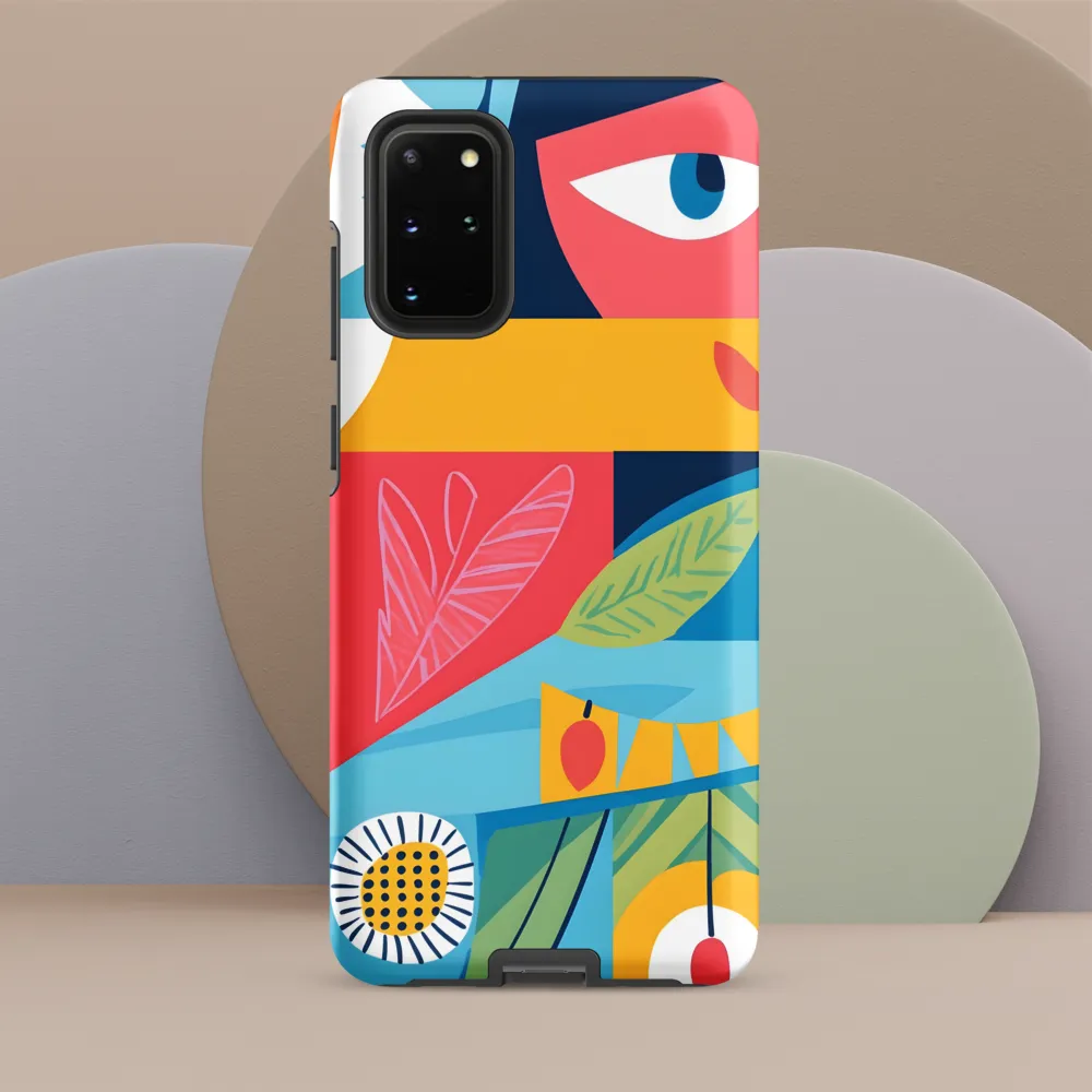 Fragmented Gaze in Botanical Blocks