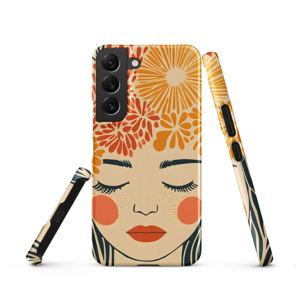 Serenity in Bloom | Phone Case |  S22 | Snap Case | Matte