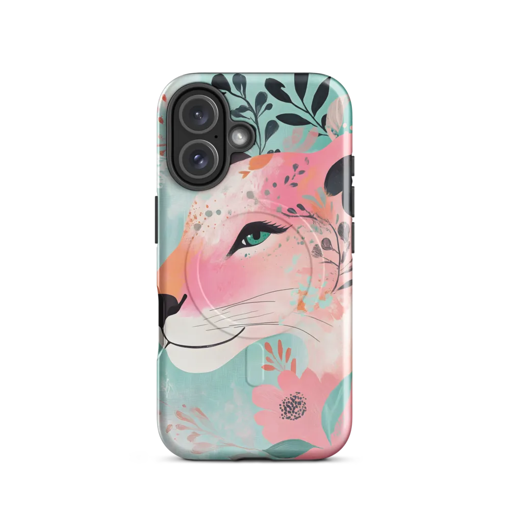 Whimsical Majesty: A Floral Lion