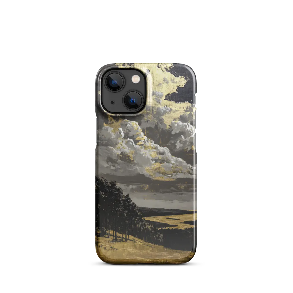 Golden Serenity in a Dramatic Sky | Phone Case |  13 Mini | Snap Case | Glossy