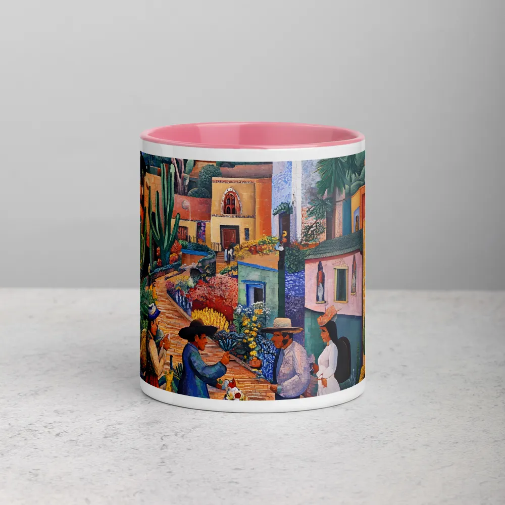 A Mosaic Journey Through Colorful Landscapes