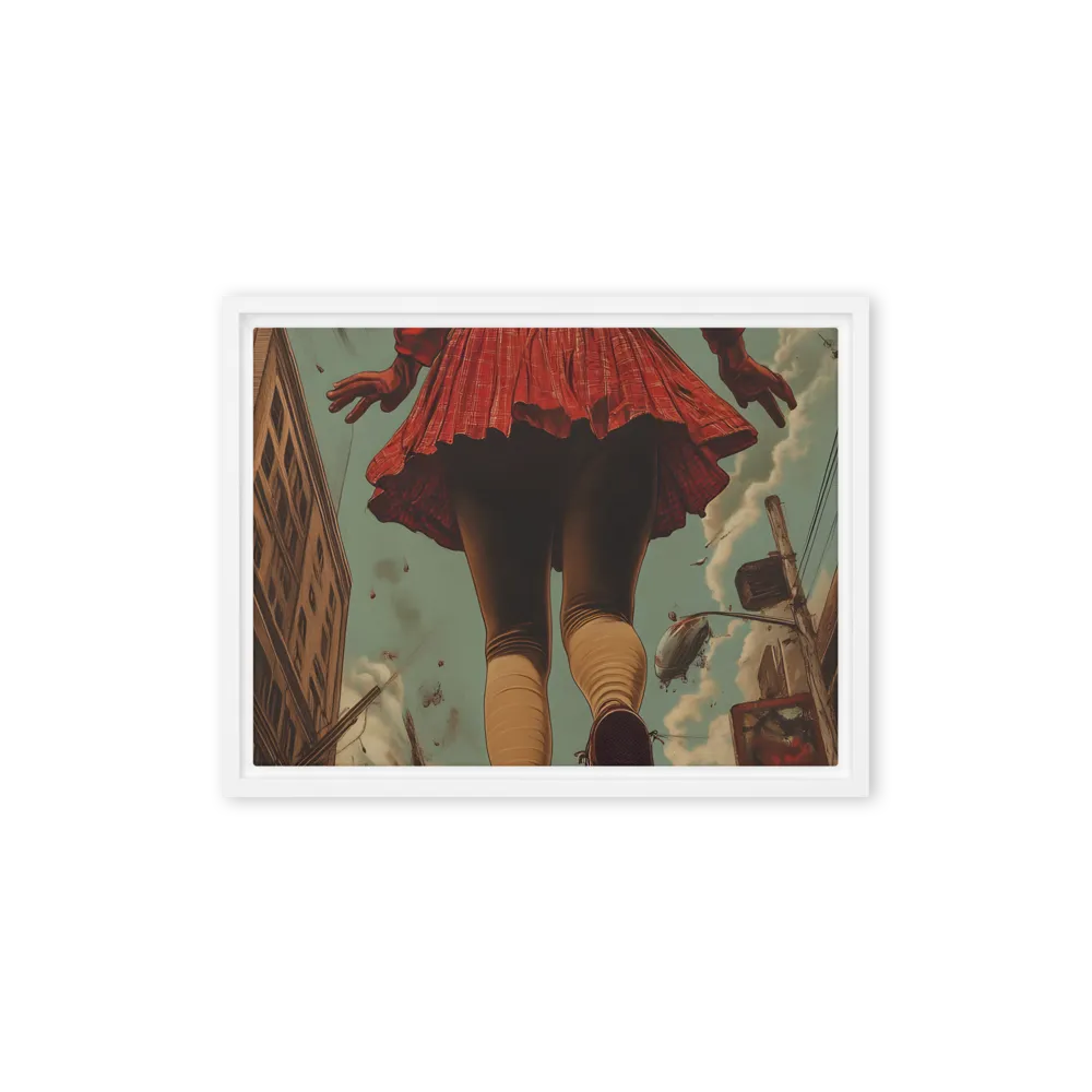 Flight of the Urban Dreamer | Canvas with White Frame | 12″×16″