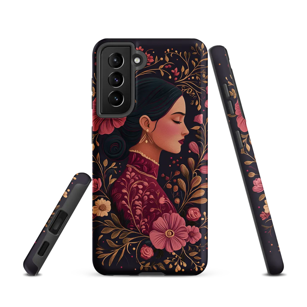Portrait of Serenity | Phone Case |  S21 | Tough Case | Matte