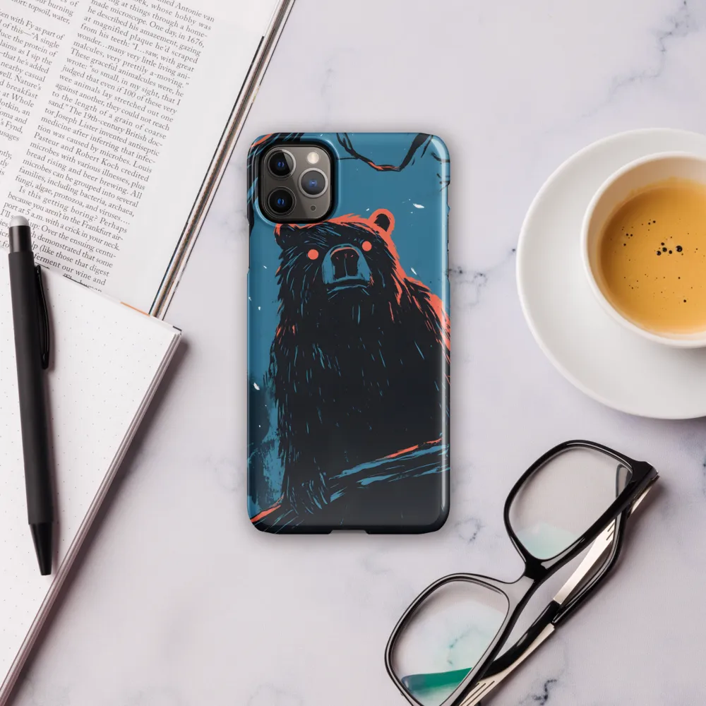 Eerie Majesty: A Bear in the Night | Phone Case |  11 Pro Max | Snap Case | Glossy