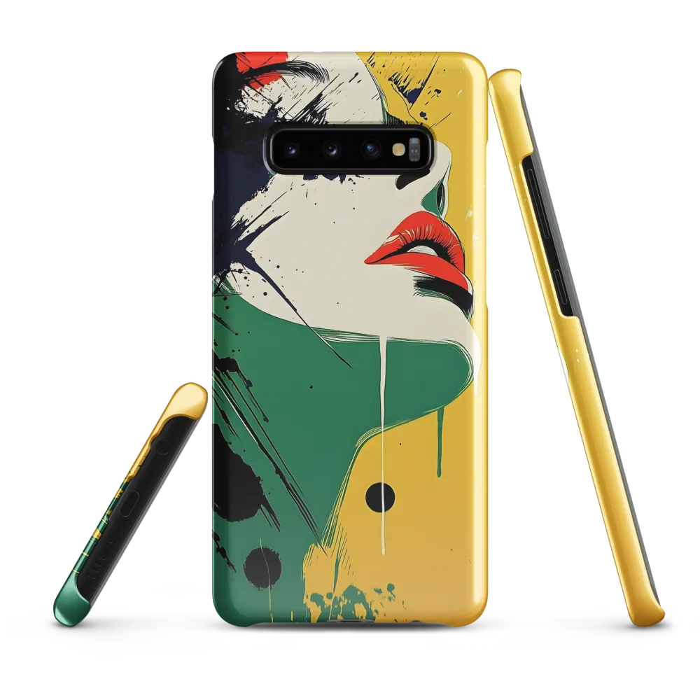 Bold Reflections: A Pop Art Portrait | Phone Case |  S10 Plus | Snap Case | Glossy