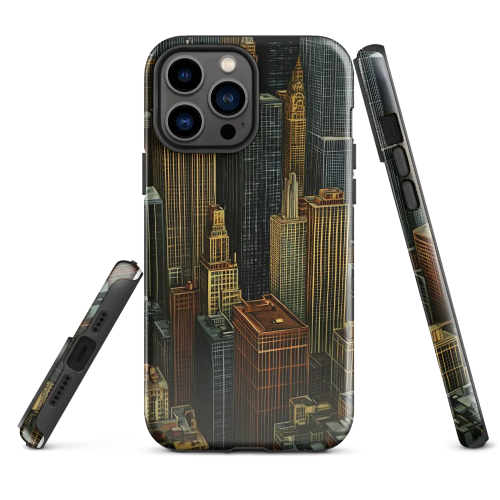 Urban Elegance: A Golden Cityscape
