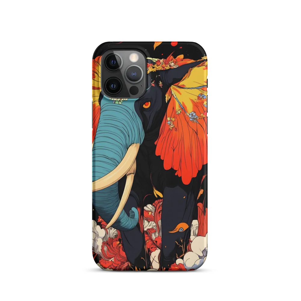 Majesty of the Floral Elephant | Phone Case |  12 Pro | Snap Case | Matte