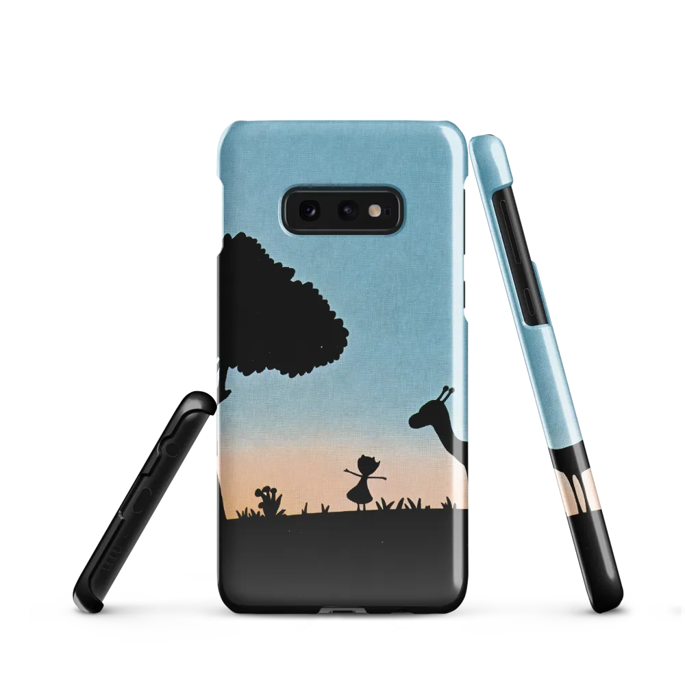 Curiosity in the Silhouette | Phone Case |  S10e | Snap Case | Glossy
