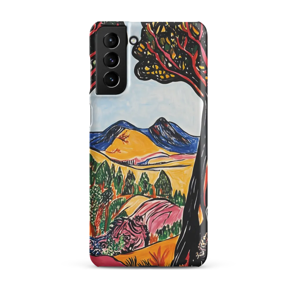 Vibrant Nature's Embrace | Phone Case |  S21 Plus | Snap Case | Matte
