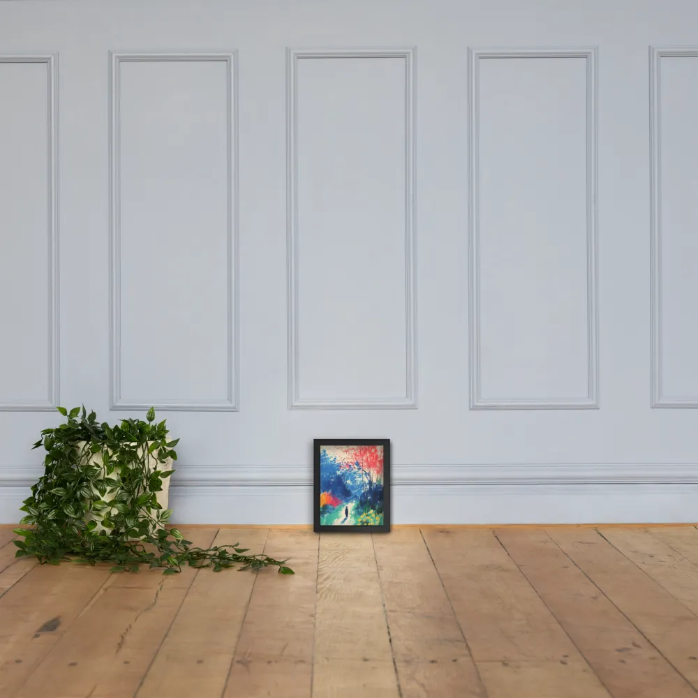 Whispers of Tranquility | Poster with Black Frame | 8″×10″