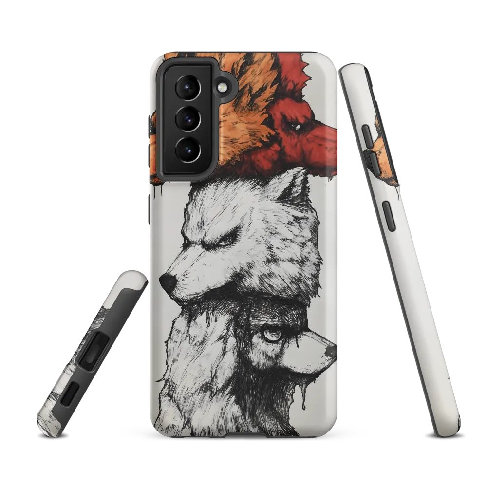 Fierce Canine Assembly | Phone Case |  S21 FE | Tough Case | Matte