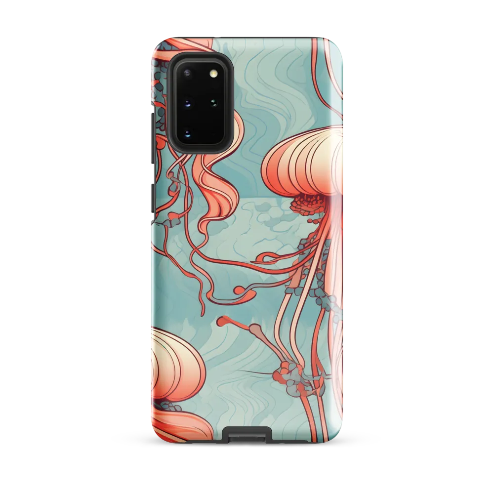 Ethereal Dance of Jellyfish | Phone Case |  S20 Plus | Tough Case | Glossy