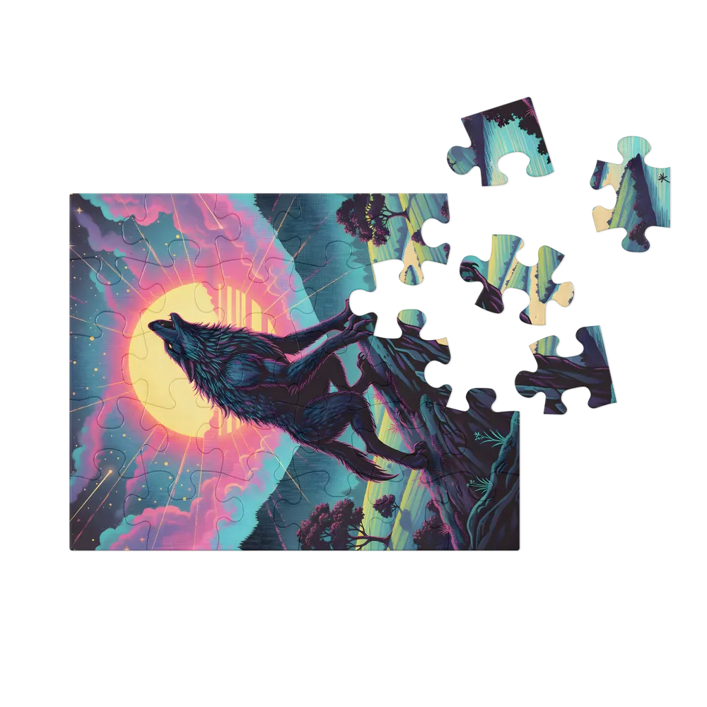 Neon Howl 
 Jigsaw Puzzle in Tin Box