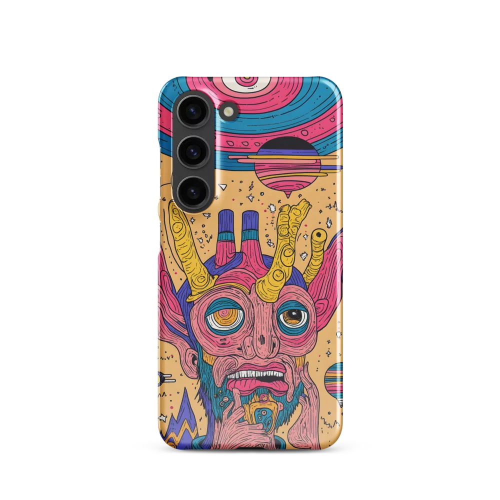 Alien Whimsy: A Surreal Encounter | Phone Case |  S23 | Snap Case | Glossy