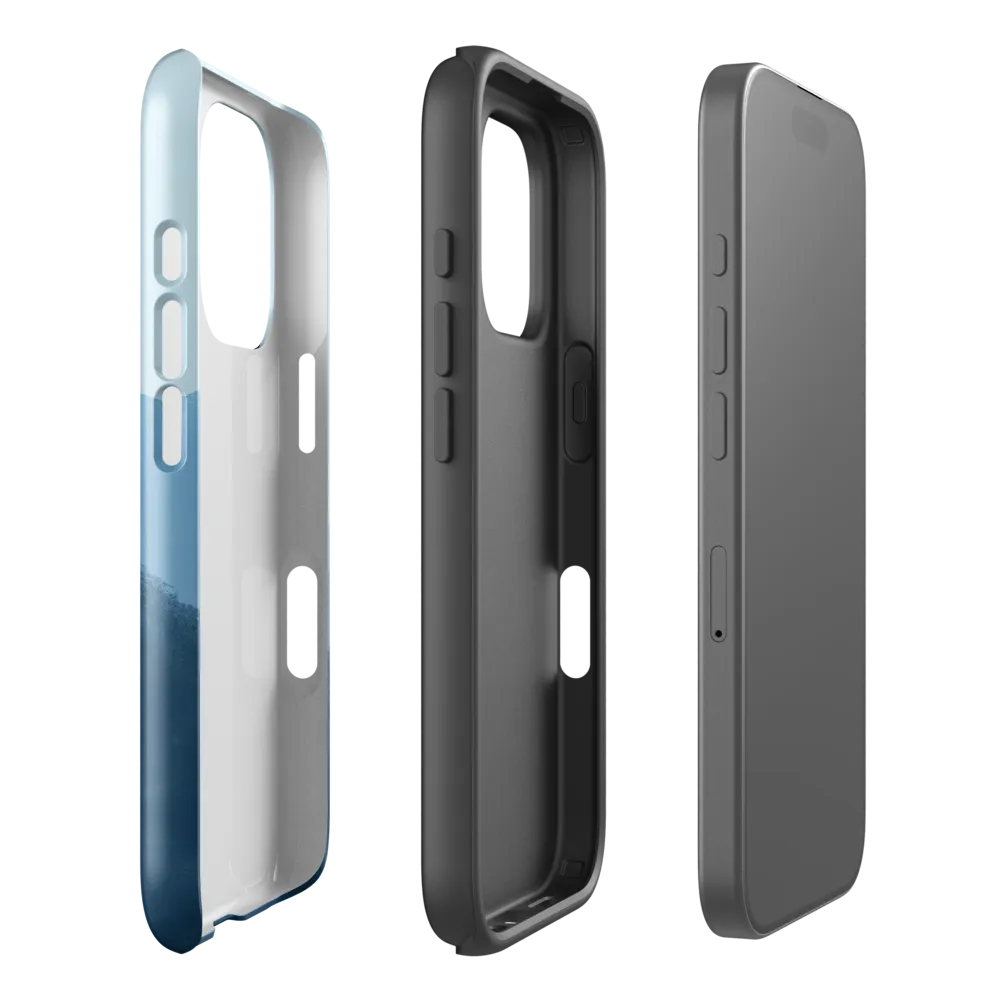 Solitude in Blue | Phone Case |  16 Pro | Tough Case | Glossy