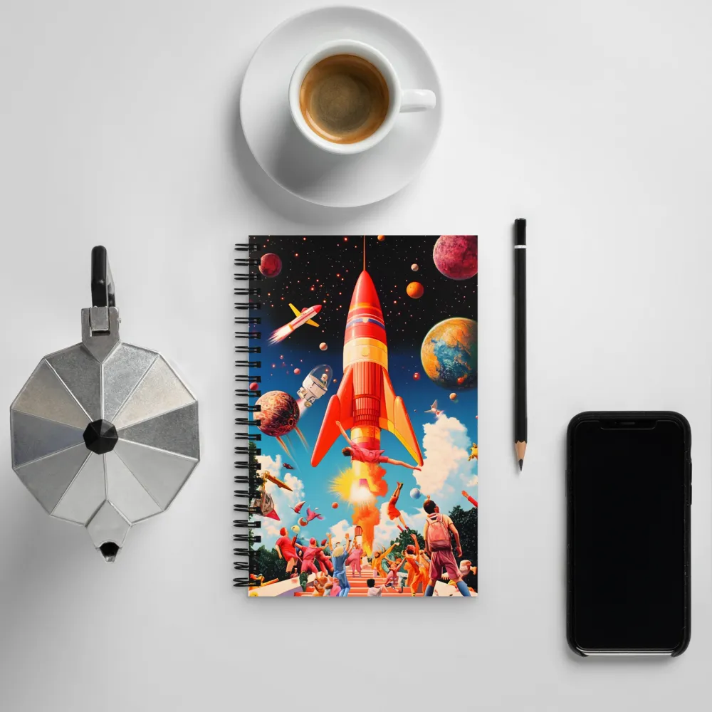 Launch of Imagination | Spiral Notebook