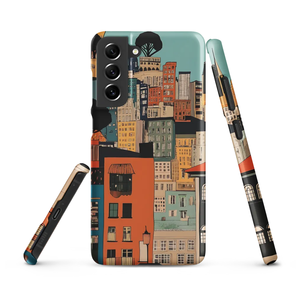 Urban Fusion: A Colorful Cityscape
