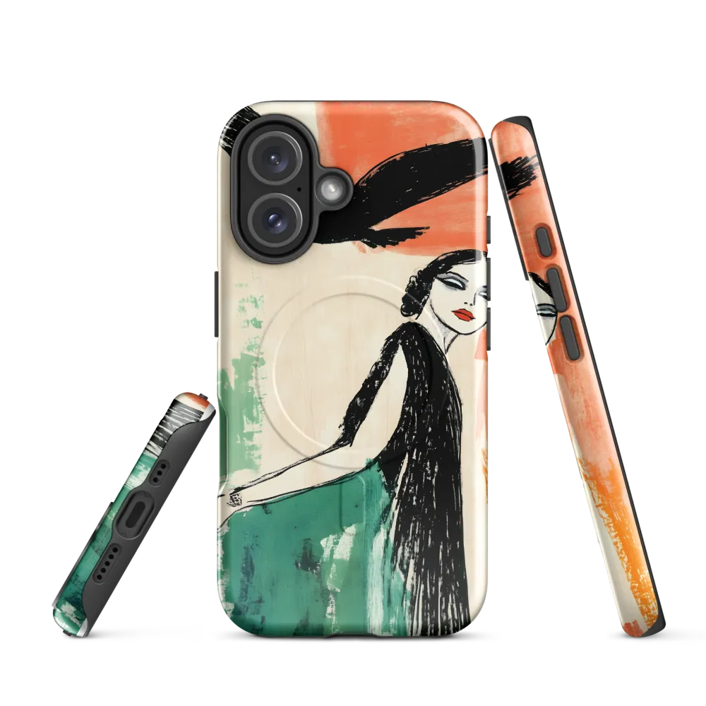 Elegance in Flight | Phone Case |  16 | MagSafe® Tough Case | Glossy