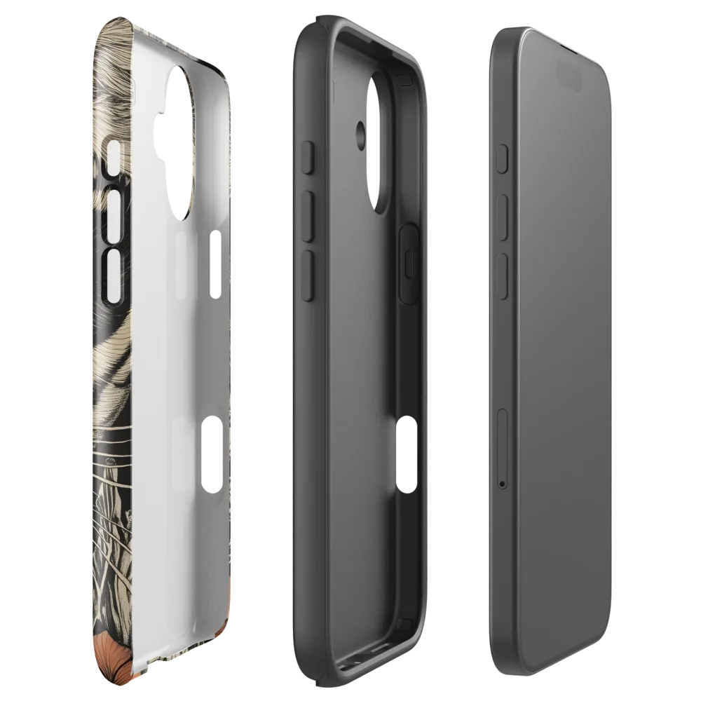 Feline Majesty: The Human-Leopard Connection | Phone Case |  16 Plus | Tough Case | Glossy
