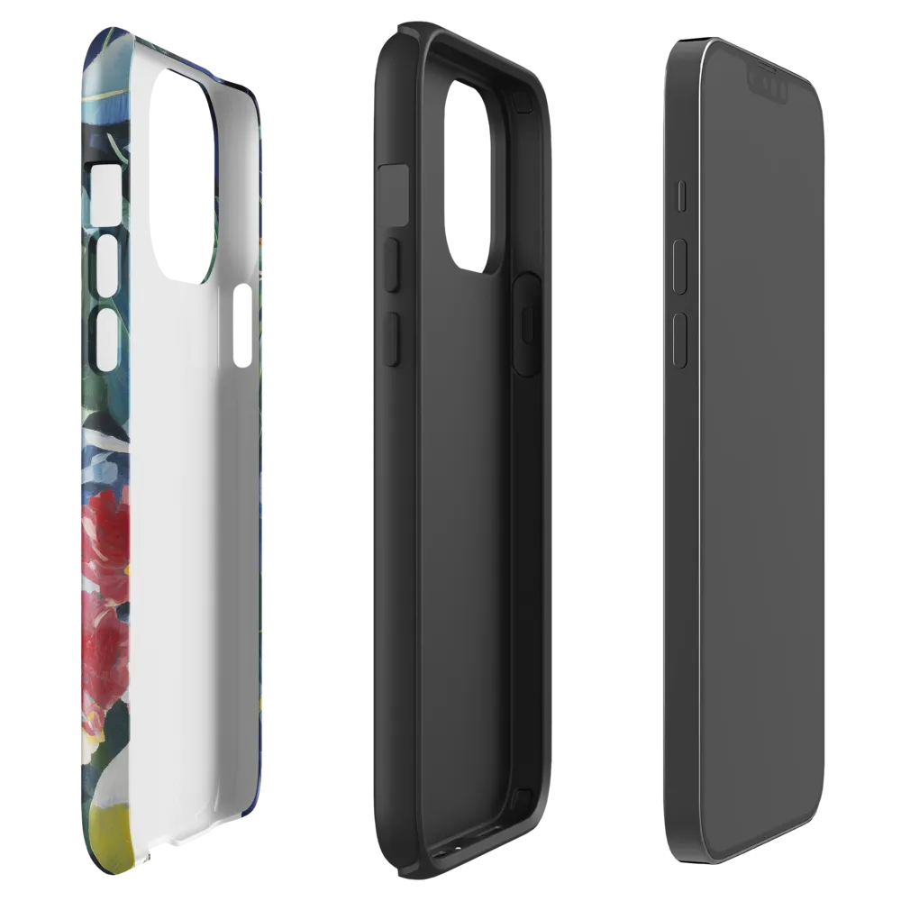 Hidden Majesty: The Jaguar Amongst Tropical Splendor | Phone Case |  13 Pro Max | Tough Case | Glossy