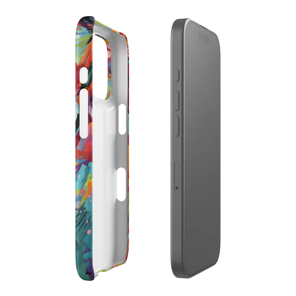 Colorful Lizard: An Abstract Adventure | Phone Case |  16 Pro | Snap Case | Matte