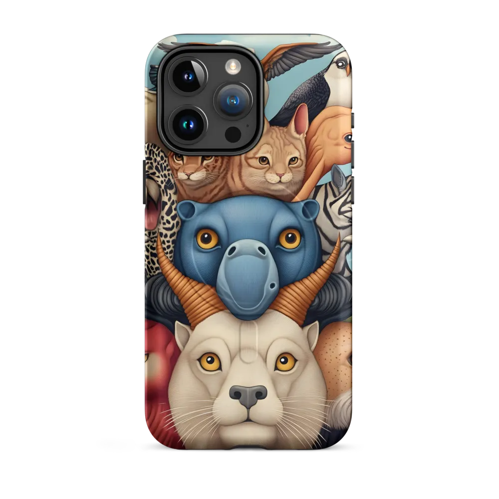 Harmonious Echoes of Wildlife | Phone Case |  15 Pro Max | MagSafe® Tough Case | Matte