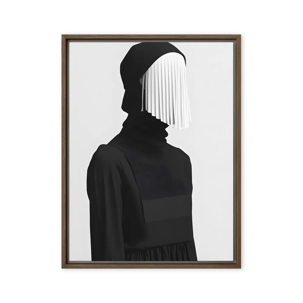 Veil of Mystery | Canvas with Brown Frame | 24″×32″