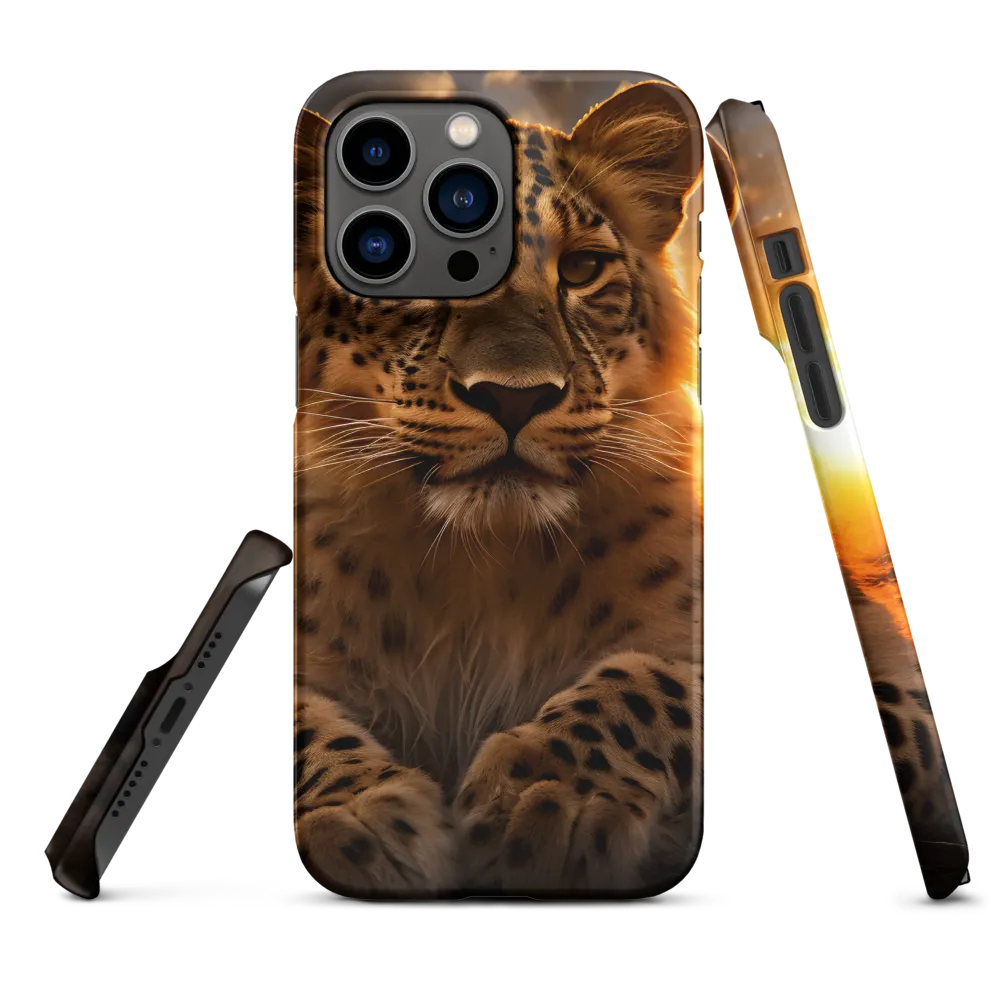 Regal Presence: The Leopard at Sunset