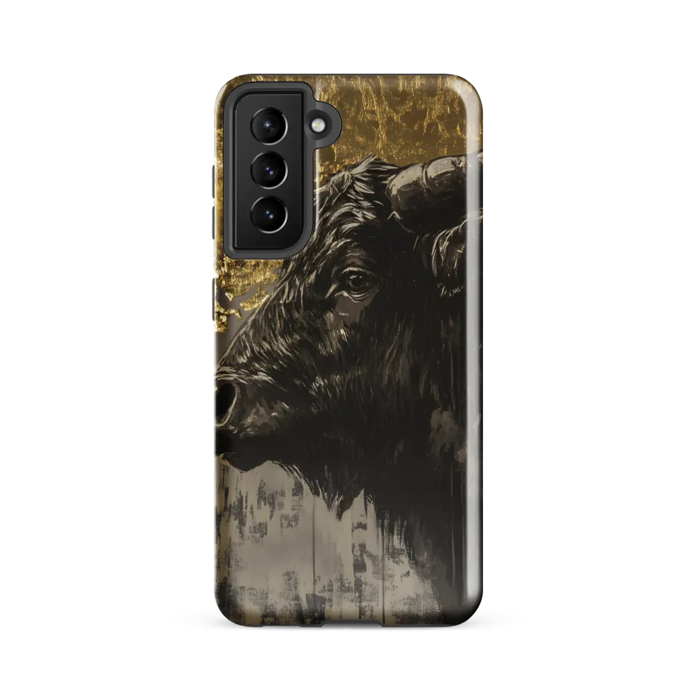 Gilded Bison in Profile