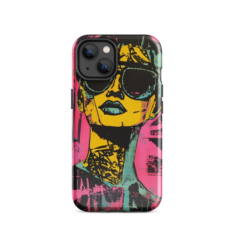 Confident Portrait in Neon Colors