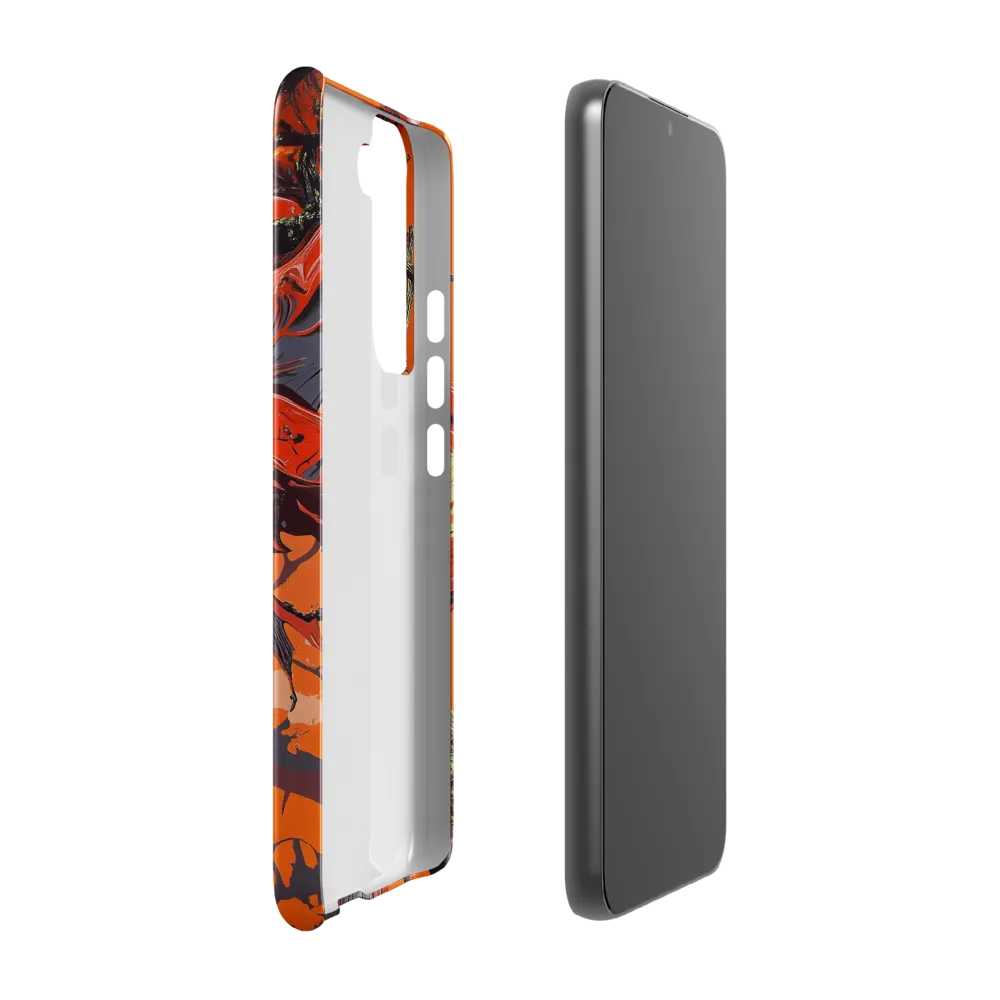 Life in Motion: An Abstract Tree | Phone Case |  S22 Plus | Snap Case | Glossy