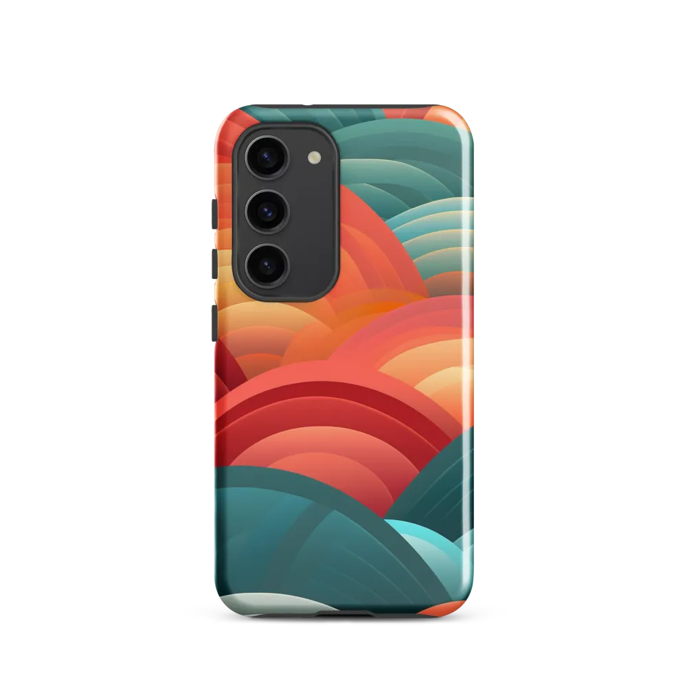 Rhythms of the Waves | Phone Case |  S23 | Tough Case | Glossy