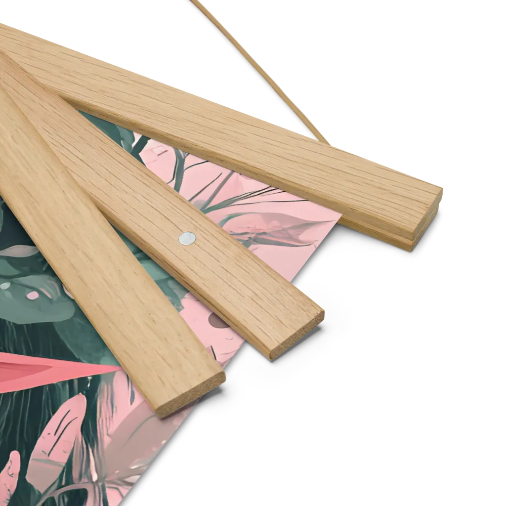 Whispers of Nature | Poster With Oak Wood Hanger | 18″×18″