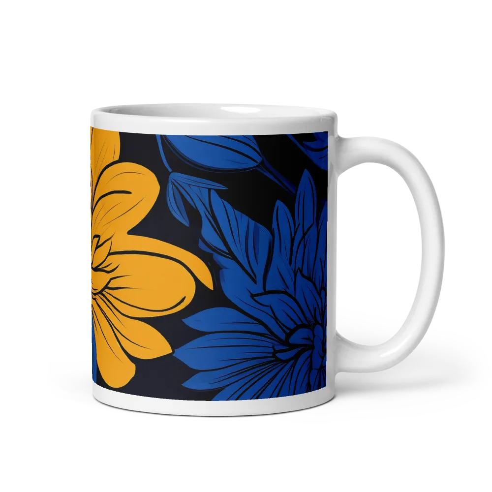 A Symphony of Blooms | Mug with White inside | 11 oz