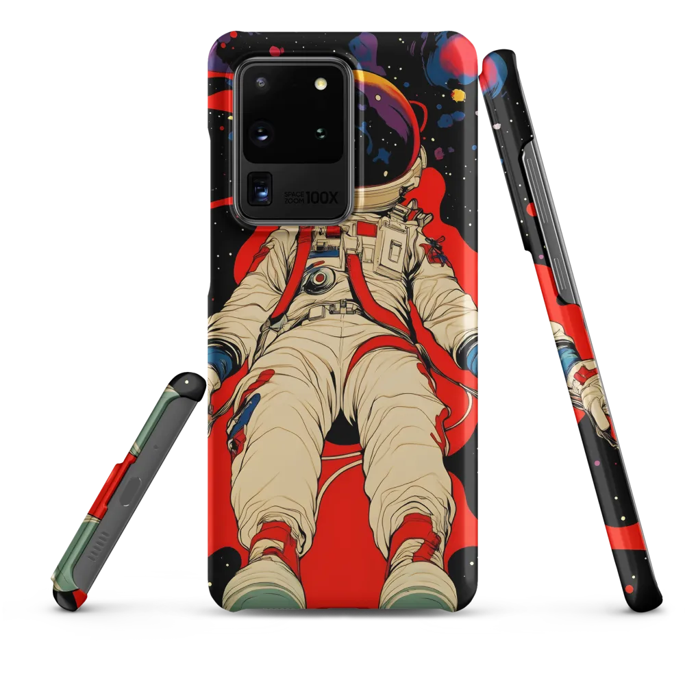 Astronaut in Cosmic Reverie | Phone Case |  S20 Ultra | Snap Case | Matte