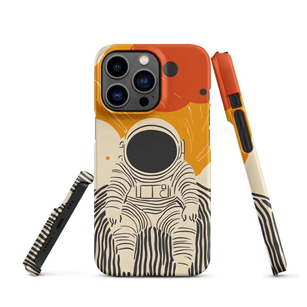 Astronaut in Cosmic Thoughts | Phone Case |  13 Pro | Snap Case | Matte