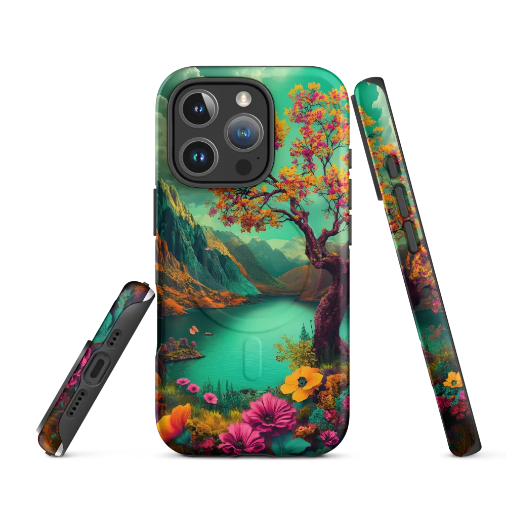 Elysium in Bloom | Phone Case |  16 Pro | MagSafe® Tough Case | Matte