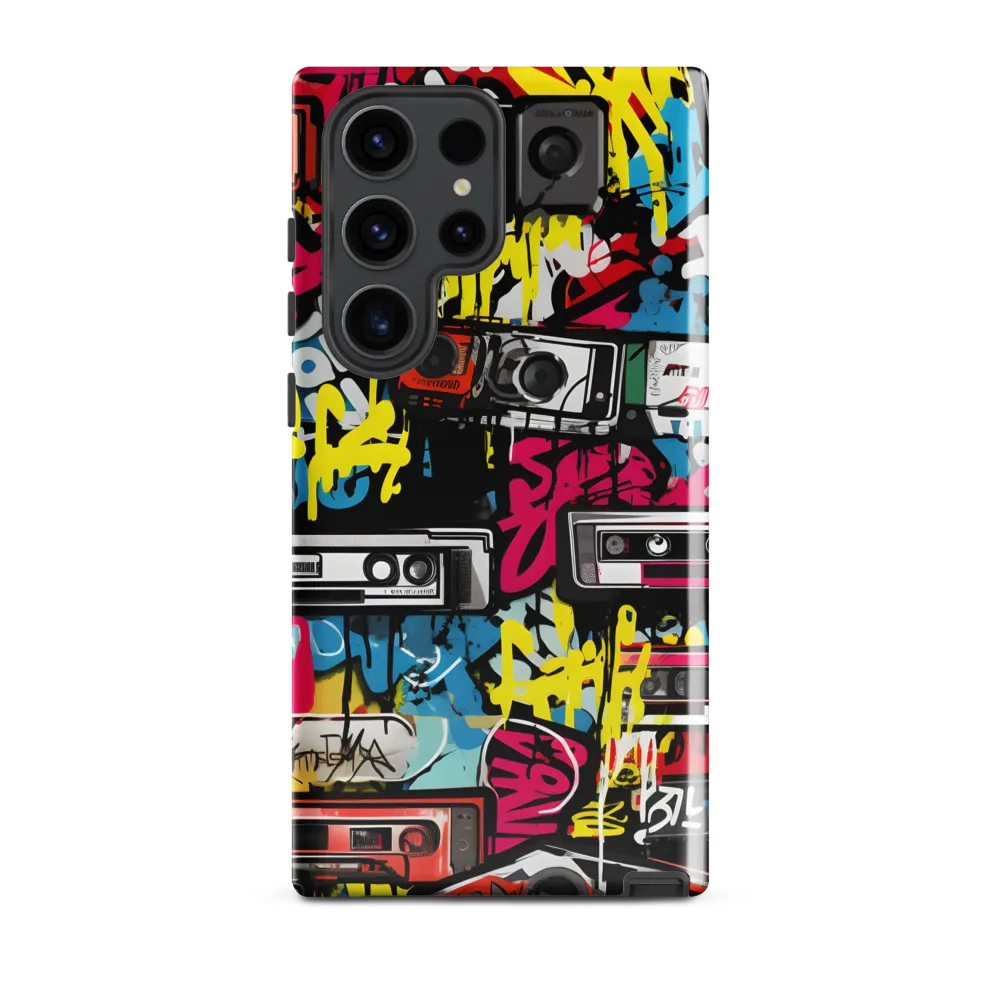 Urban Nostalgia: A Retro Cassette Explosion