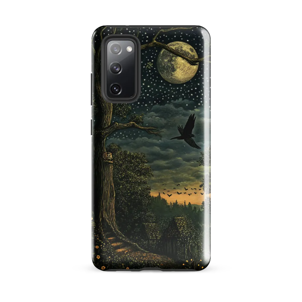 Mystical Nightscape Under the Full Moon