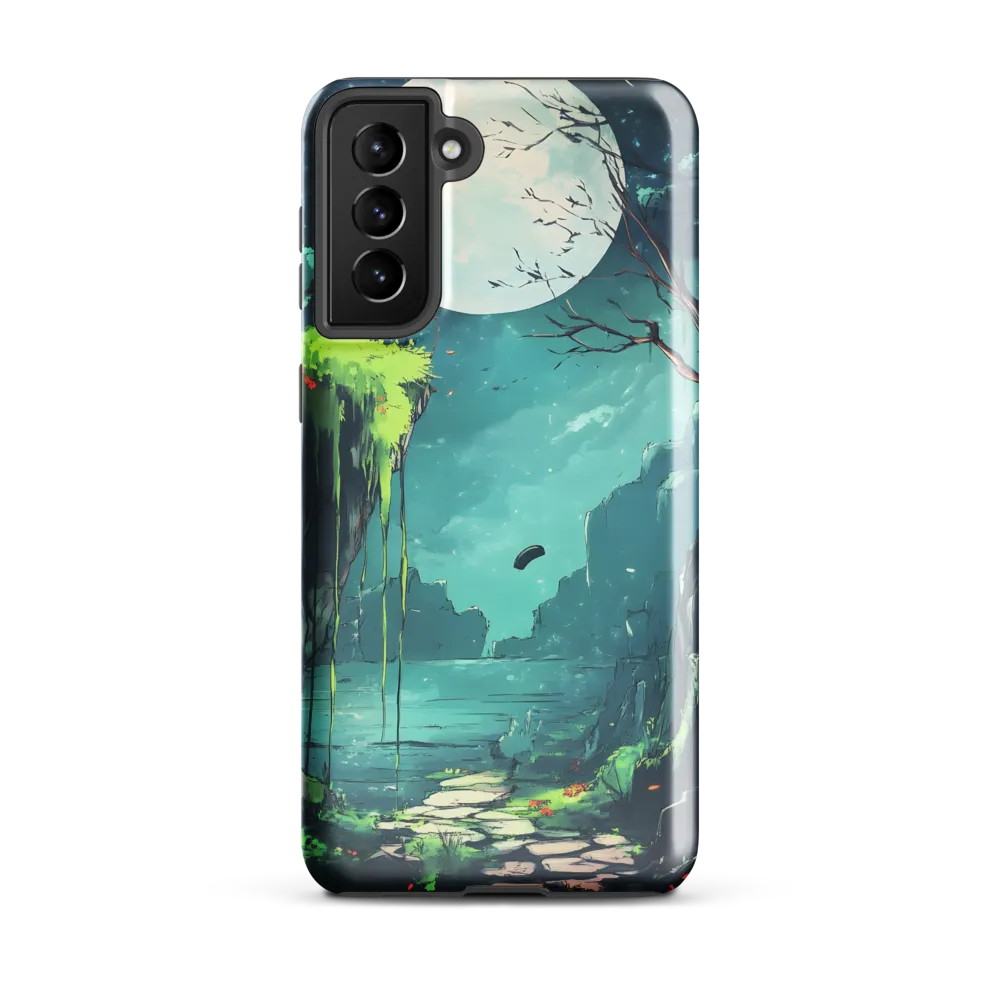 Moonlit Serenity: A Fantastical Landscape
