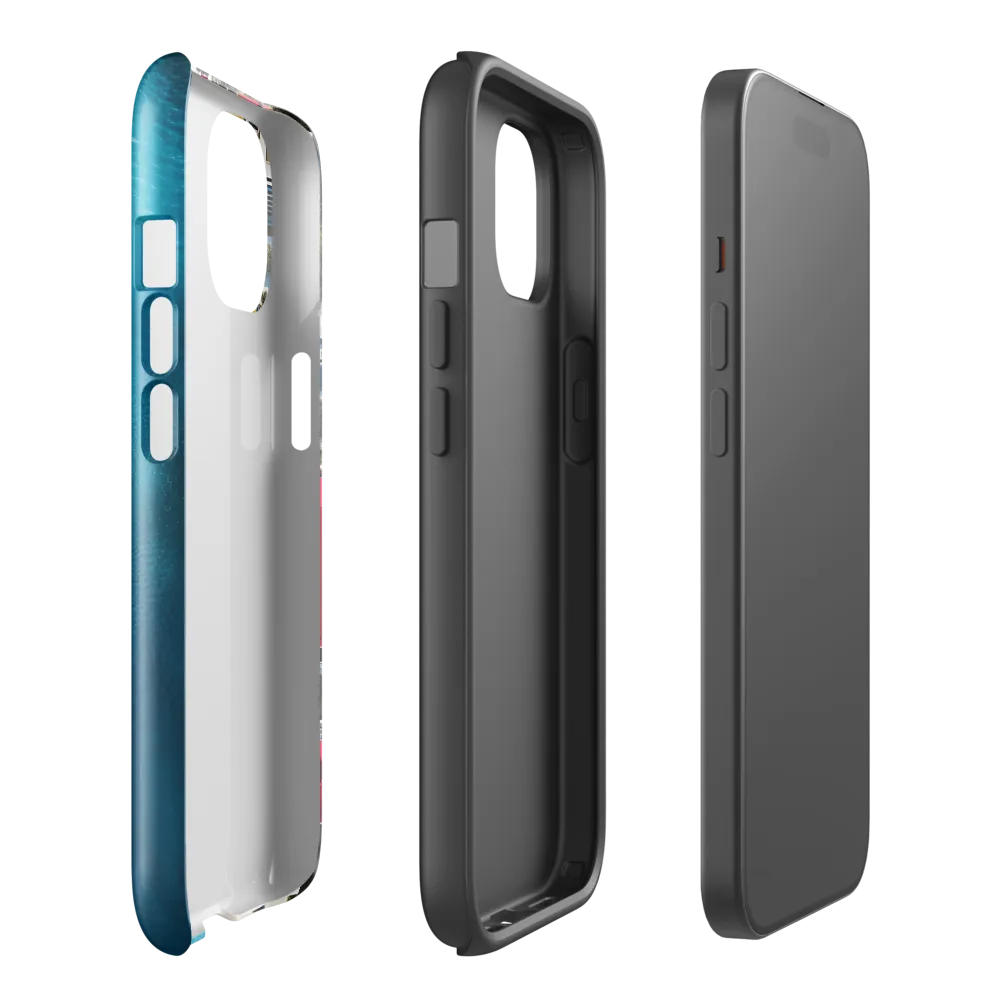 Coastal Harmony: An Aerial Oasis | Phone Case |  15 | Tough Case | Glossy