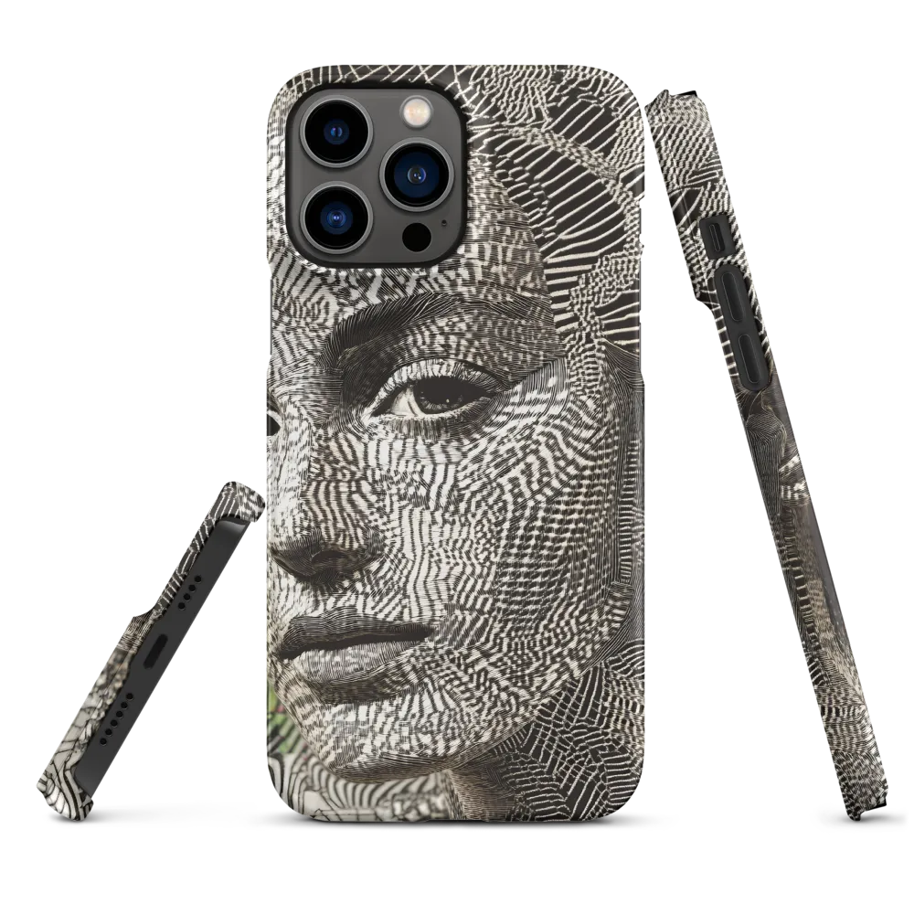 Intricate Patterns of the Human Face | Phone Case |  13 Pro Max | Snap Case | Matte